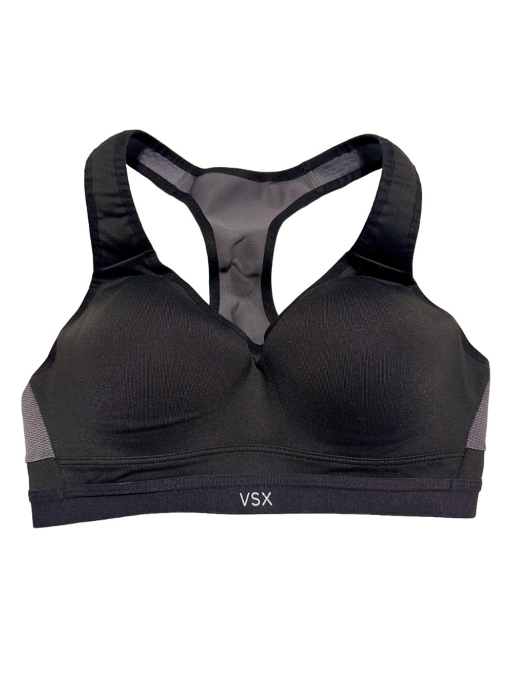 Victoria’s Secret VSX 32C High Impact Racerback Mesh Sports Bra Black - Picture 2 of 6